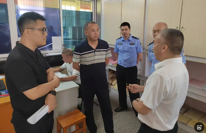 市交警支隊到樂安分公司開展交通安保專項檢查